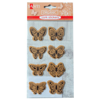 Стікер пробковий для творчості "SANTI" /740841/ 8шт (1/24)