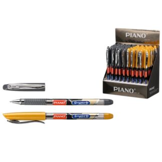 Ручка масляна "PIANO" /PT-277/ "Superb" синя, мікс (50)