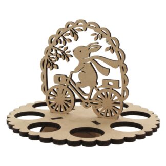 Підставка для яєць "Rosa Talent" /603/ "Зайчик 4" МДФ, 20*20*14см