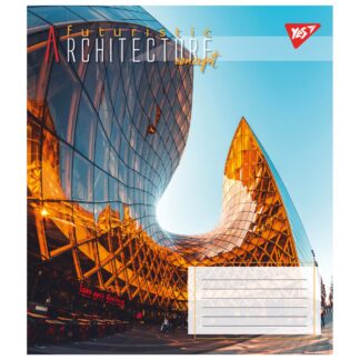 Зошит уч. "YES" 96арк.# /767169/ "Futuristic architecture" (5/120)