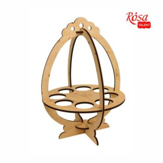 Підставка для яєць "Rosa Talent" /198/ "Кошик 2" фанера, 19,6*19,2*27,2см