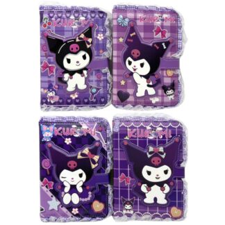 Блокнот 13*19см/96арк /1452-7/ на магніті "Kuromi Куромі-мереживо" #