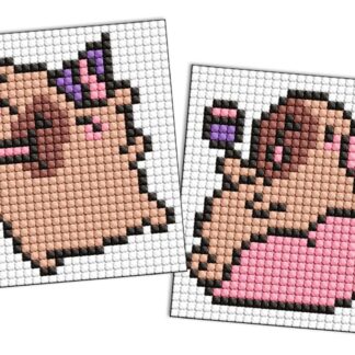 Набір для творчості зі стразами (наліпка) "Ідейка" /AMS1114/ "Капібара 2" 9*9см