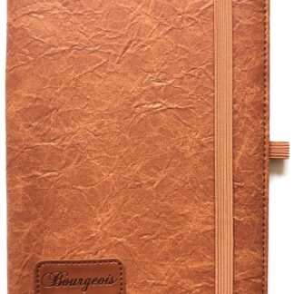 Блокнот на гумці "Bourgeois" А5/160 шкірзам Тв.обкл. /N9720/ вн.бл.70г, # (1/30)