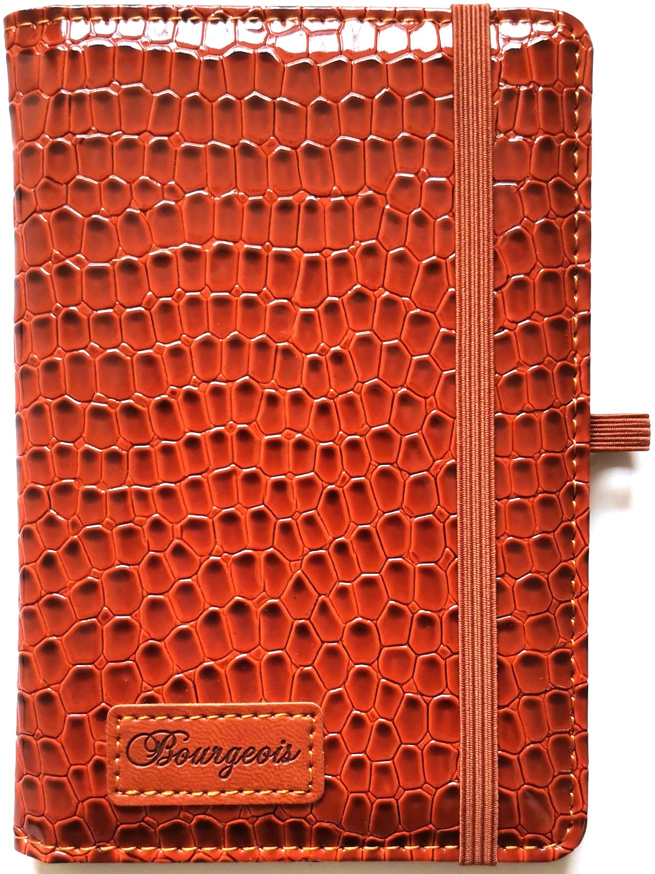 Блокнот на гумці "Bourgeois" А6/120 шкірзам Тв.обкл. /N9735/ вн.бл.70г, # (1/60)