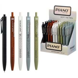 Ручка масляна автомат "PIANO" /РT-027/ синя (50)