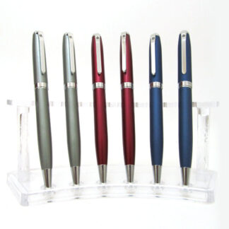 Ручка поворотна "Baixin" /BP811/ (8-9-10) синя+червона+сіра  (12)