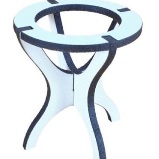 Заготовка "Великдень Підставка з кружечком на 1яйце" /AS-6207, М-2053/ МДФ-3мм, 5*5,5см