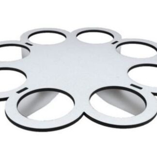 Заготовка "Великдень Підставка кругла на 8 яєць" /AS-6205, М-2021/ МДФ-3мм, d=20см