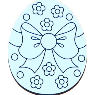 Заготовка "Великдень Яйце з Бантом" /AS-6235, М-2071/ МДФ-3мм, 7см