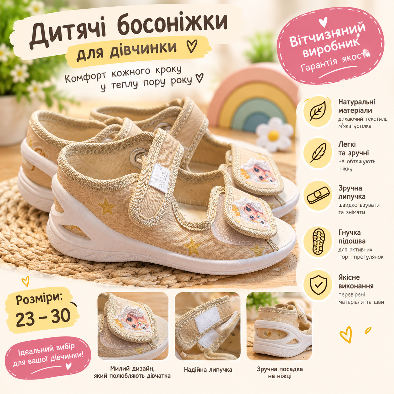 WALDI БОСОНІЖКИ ДІВЧИНКА (23-30)Х ЄВА еліт